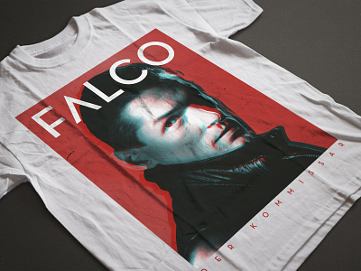 Falco Shirt 80s falco music new wave print screenprint shirt tshirt vienna