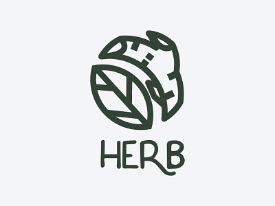 HERB characterdesign design herb logo logo design logodesign ui