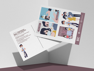 Fighting The Virus character design covid 19 hand mockup postcard sanitizer washing hand