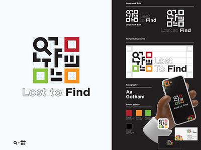 Lost to find Q angkritth application icon logo logodesign magnifier mobile app qrcode