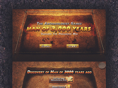 The fossil game archiology fossil game interface ui ux