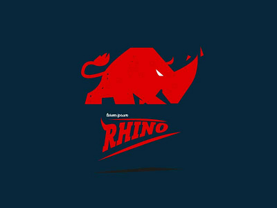 Rhino Concept animal logo logodesign rhino