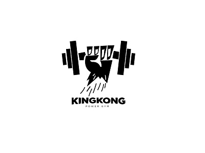 King kong Fitness ape fitness gym king kong logo monkey