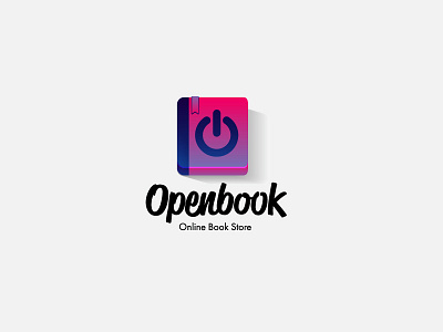 Open Book book book store logo online open start