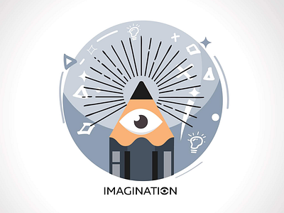 Sexy imagination angkritth eye icon illustration illustrator imagination imagine logo pencil symbol