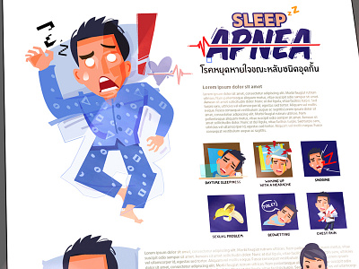 Sleep Apnea infographic logo sleep sleep apnea