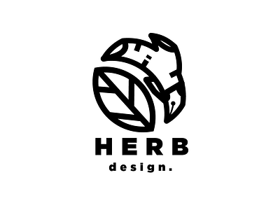 HERB DESIGN herb herbal leaf logo logodesign organic pen