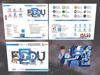 EDDU Booklet Design book book design booklet brochure indesign printer