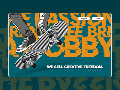 We sell creative freedom