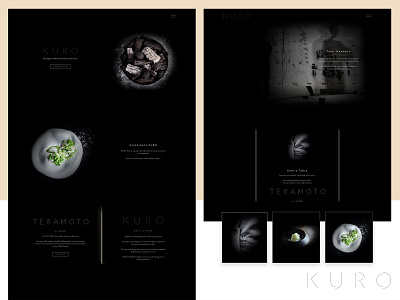 Kuro Restaurant Web Design