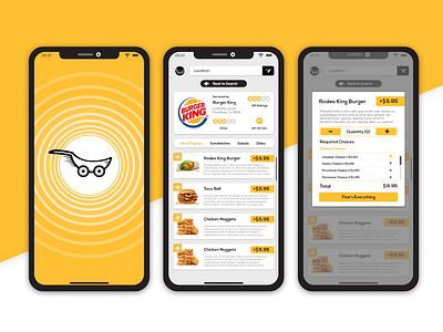 Food delivery aggregator app app checkout delivery design fast food illustration ios iphone logo menu mobile order screen ui ux