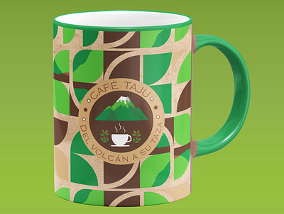 Diseño en taza cafe cafe logo coffe color colors design illustration logo
