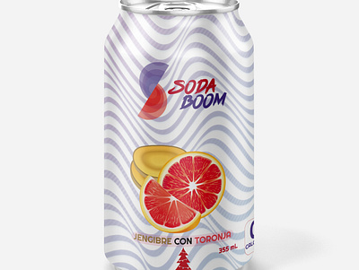 Mockup de una Soda branding color colors design illustration logo mockup soda vector