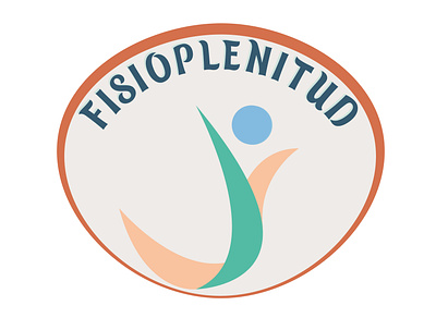 Logo de Fisioterapia blue branding color colors design diseño fisioterapia illustration logo typography vector