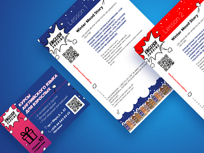 Flyer and workbook. branding design graphic graphic design illustration polygraphy posters vector