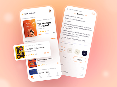 E-Book • Mobile App Concept