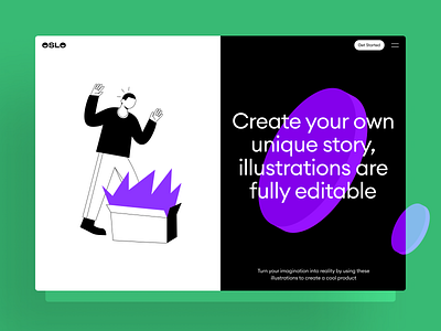 OSLO Illustrations craftwork flat icon icons illustrations illustrator image shape story