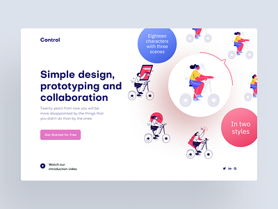 Control Illustrations is #1 on ProductHunt