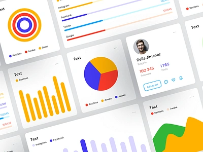 Dasboards UI Kit Freebie bright business charts colorful dashboard data desktop free freebie icons opensource statistic templates ui ux vector widgets