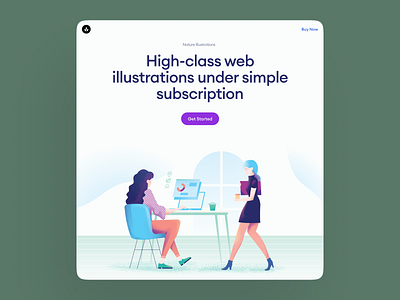 Nature Illustrations + Web = 👌 application background craftwork hero illustration illustrations landing ui uidesign uiux ux vector walkthrough web website