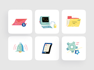 Introducing Brainstorm Illustrations Pack by Craftwork Studio on Dribbble