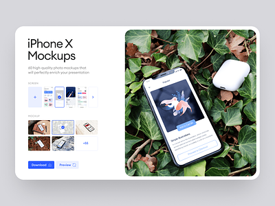 iPhone X Photo Mockups craftwork design forest leaves nature office park photo presentation product stone textures ui wood work workspace