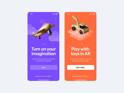 Wooden Toys Illustrations + App