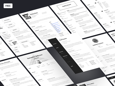 New freebie: Resume Templates 🧑‍💻 craftwork curriculum vitae cv cv template design font job opening paper print resume resume template search style template typography vacancy work