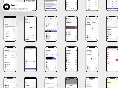 NEW: Nord Finance App UI Kit 🗻