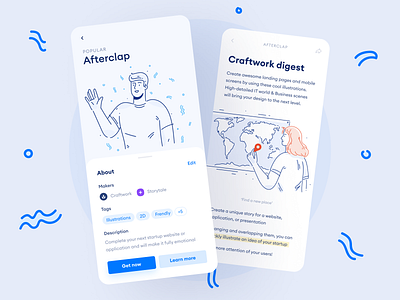 Afterclap Illustrations 💙