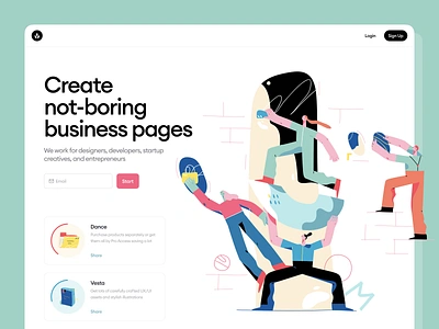 Brainstorm illustrations 🚀 brainstorm business colorful craftwork design illustration illustrations landing product team teammates teamwork ui vector web website