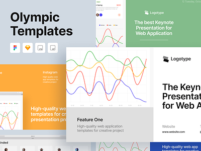 Meet new Olympic Templates 🏃‍♂️ analytics craftwork dashboards design icons illustrations layouts presentation product refined simple solid startup statistics typography ui uxui web website
