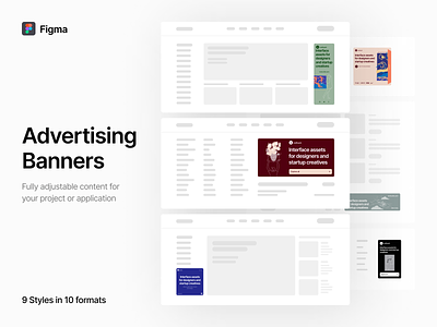 New Banner Templates 🥳 ads advertising attention business colorful craftwork figma illustrations layouts popups product templates typography ui web