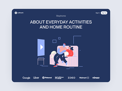 Stayhome Illustrations 🧶 application craftwork design home illustration illustrations landing relationships stay home stayhome ui vector web website
