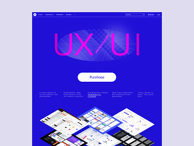 UX/UI Bundle 🔥 app application bunch bundle collection craftwork design discounts illustrations landing product sale ui uiux uxui vector web website