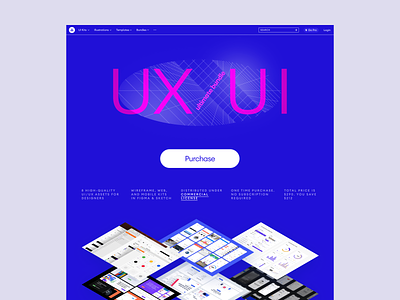 UX/UI Bundle 🔥 app application bunch bundle collection craftwork design discounts illustrations landing product sale ui uiux uxui vector web website