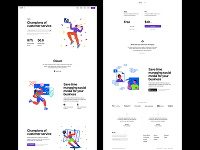 Blink illustrations 💥 app application blink characters colorful confetti craftwork design discounts illustrations landing product sale ui uikit uxui vector web website wireframe