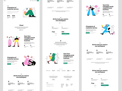 Come together + Blank wireframe kit = 💙 application craftwork design illustration landing prototyping ui vector web website wireframe