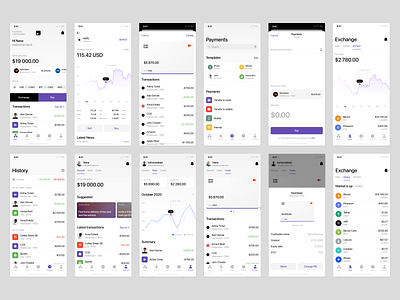 Nord Finance App iOS UI Kit 📱 app application bank craftwork design finance ios mockup nord product screen ui vector