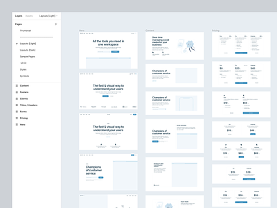 Blank Wireframe Kit ⚡️