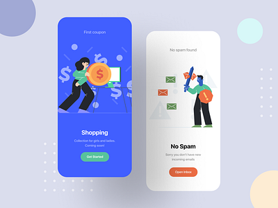 Illustrations + Apps = 😍 404 ai app application background craftwork eps error 404 flat illustration illustrator landing site story svg vector walkthrough web web page website