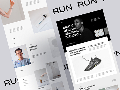 Run Templates agency bootstrap clean contacts craftwork figma instagram landing minimal page portfolio sketch story template web webdeisgn