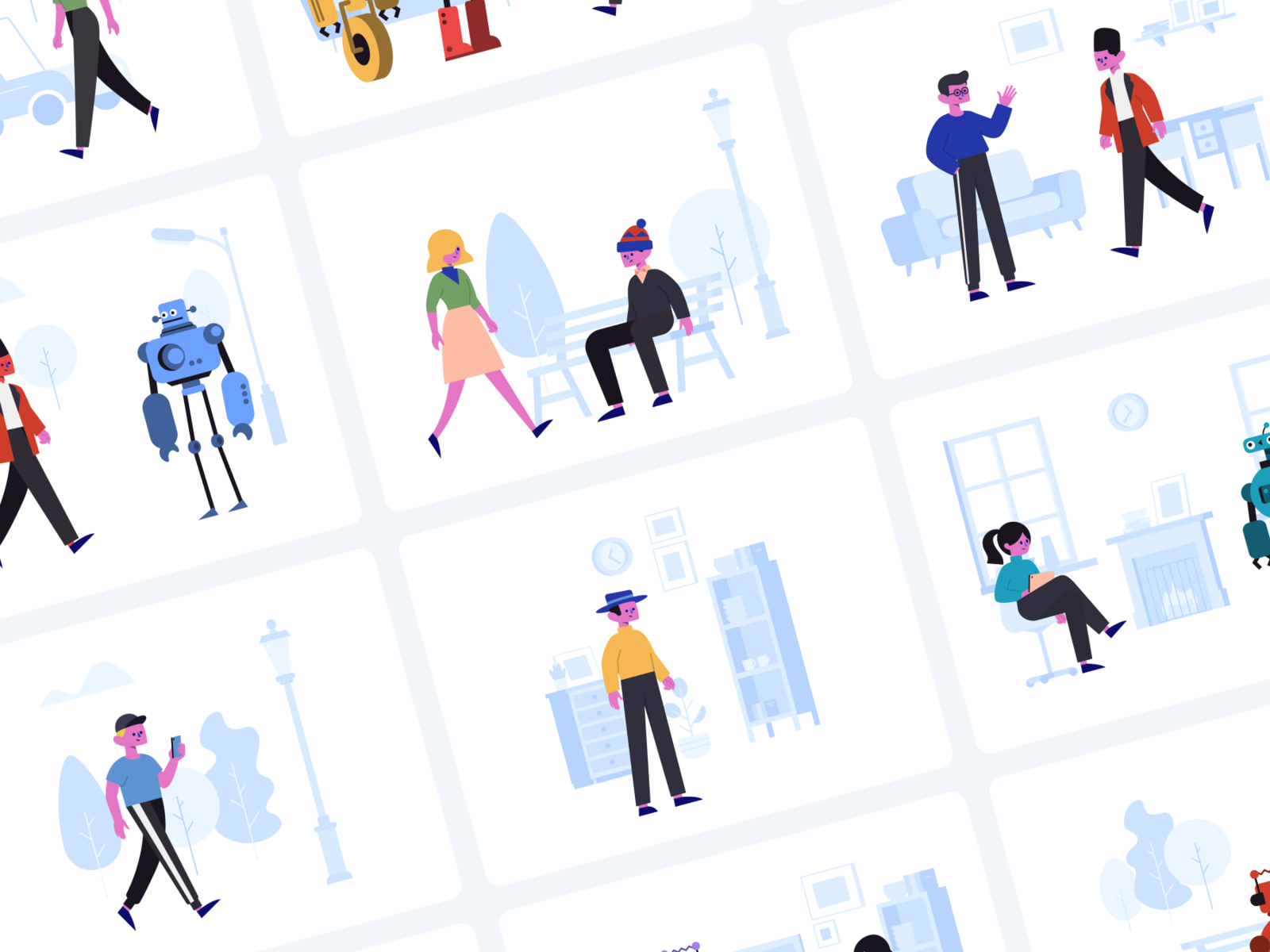Stubborn Generator on ProductHunt boy character components constructor craftwork figma free freebie generator girl illustration illustrations illustrator image nested pic robot sketch symbols vector