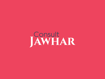 Consult Jawhar logo brand branding consultation egypt graphic design logo logo design logo designer logos qatar saudiaarabia