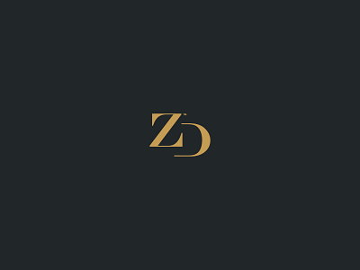 ZD logo brand branding design designer graphic design hosting illustrator logo logo type logos luxury luxury logo uae z letter zd