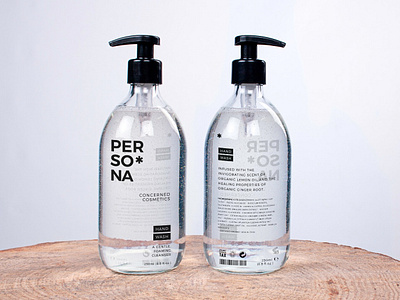 Persona - Concerned Cosmetics art direction branding design packagin