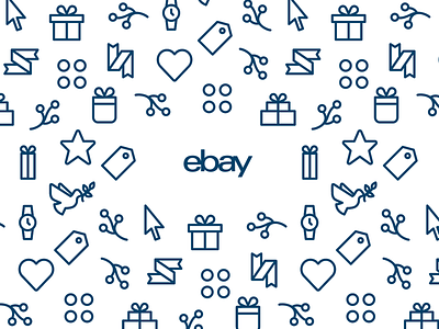 Holiday Icon Pattern brand holiday icons pattern simple vector