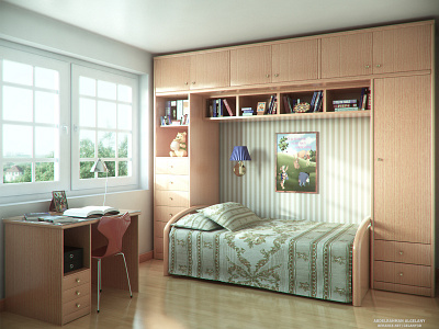 The Room 3d modeling 3dsmax arch architectural architectural rendering cinema 4d composing design interior lighting mari maya mental ray photoshop post production shading texturing uvlayout v ray