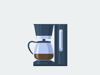 coffee maker coffee flat icon icon a day icons vector