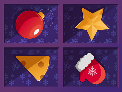 Happy New Year 2020 cheese christmas flat game icon illustration illustrator star vector